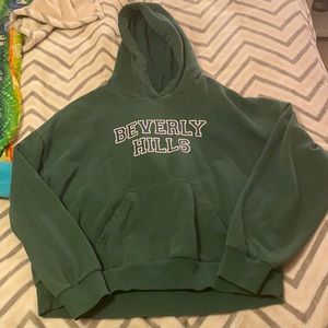 Small Beverly Hills Dark Green Sweatshirt